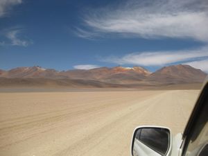 Driving through the Desierto de Dalí