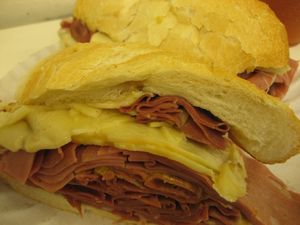 A Paulistano classic - the mortadela sandwich