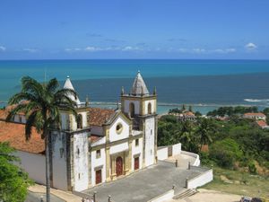 Olinda Cathedral and the Atlantic
