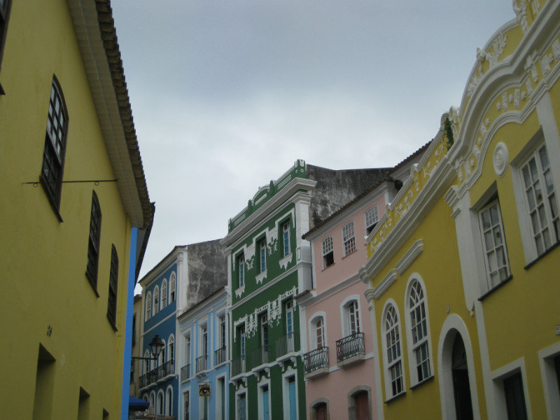 Colourful houses in the Pelourinho