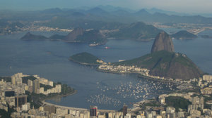 Sugarloaf mountain from Corcovado