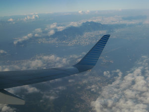 Flying out of Rio, heading for Buenos Aires