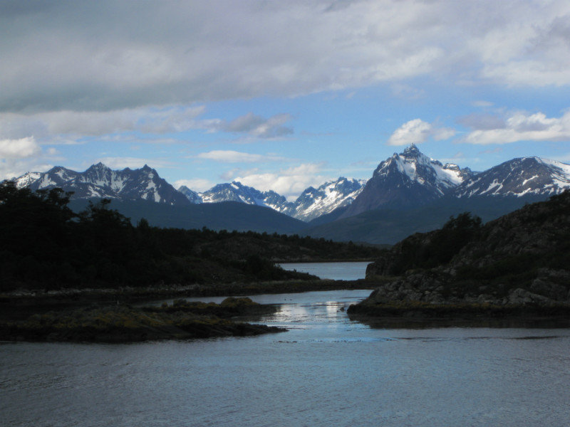 View across Bahia Honda to Tierra del Fuego