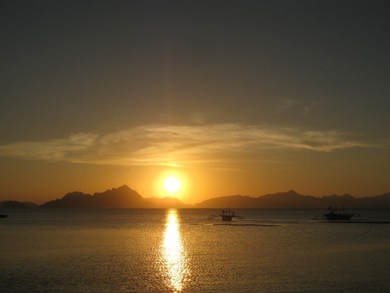 Sunset, Corong-Corong Beach, El Nido