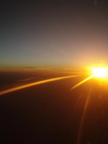 Sunset over Java