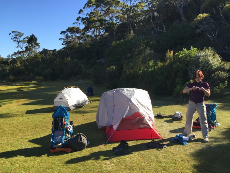Camping at New Harbour Beach