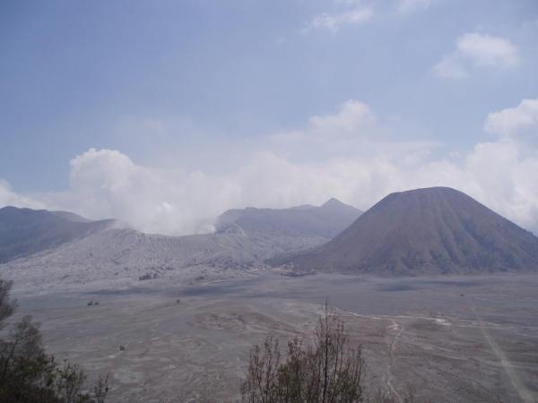The crater at noon