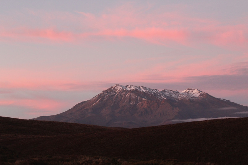 Mt Ruapehu sunrise