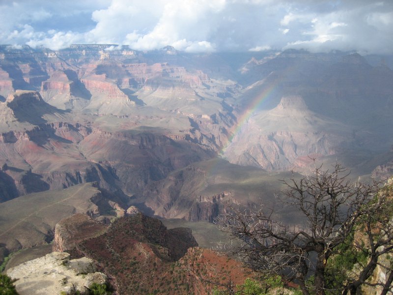 Rainbow in the Canyon