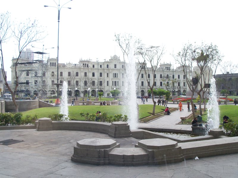 Fountain in a Public Square