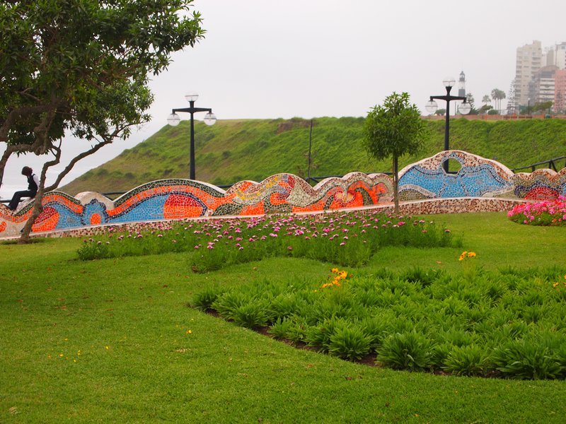 Overview of a section of park.