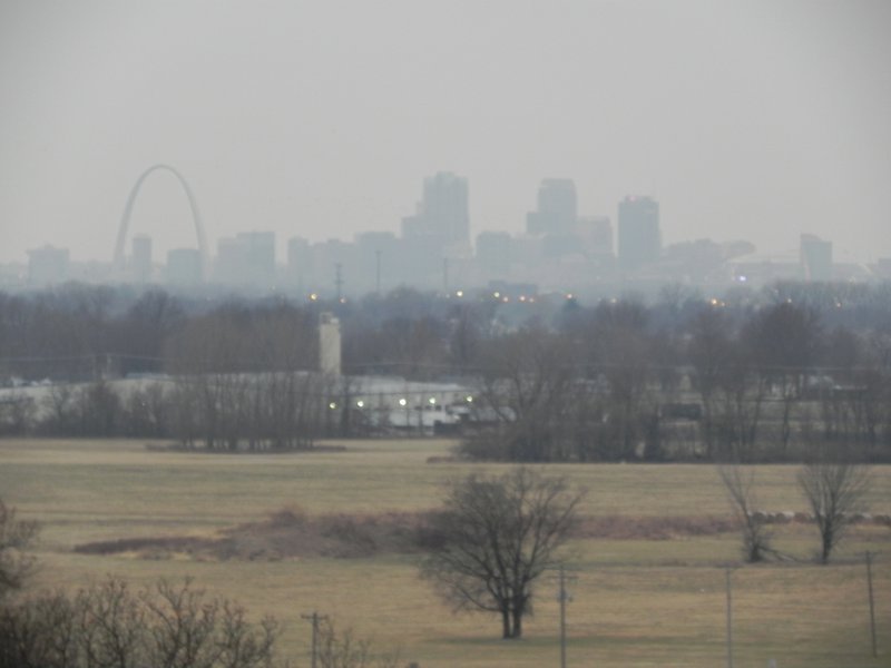 St Louis from Cahokia