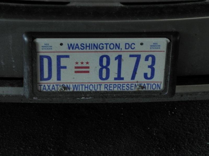 Washington D.C. Plate