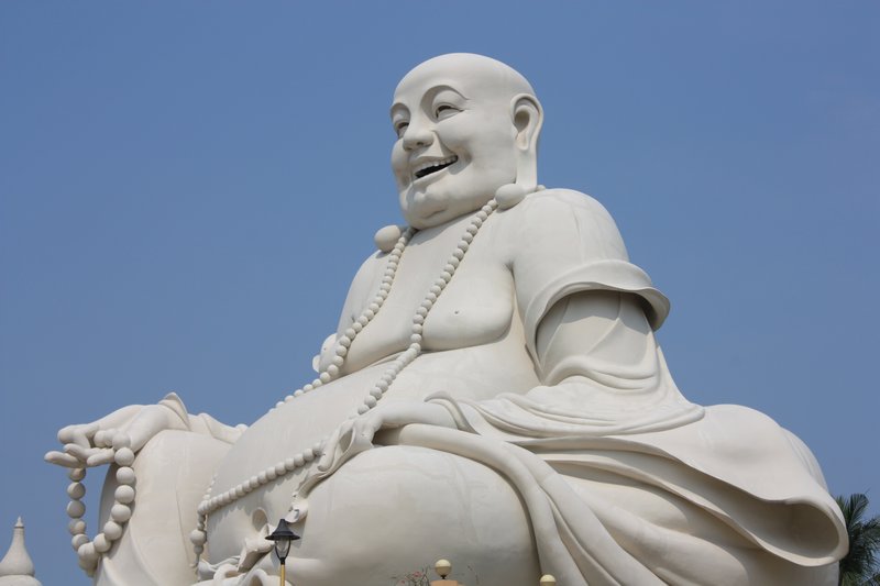 giant lucky Buddha 