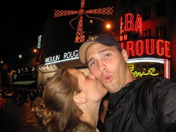 Outside the Moulin Rouge