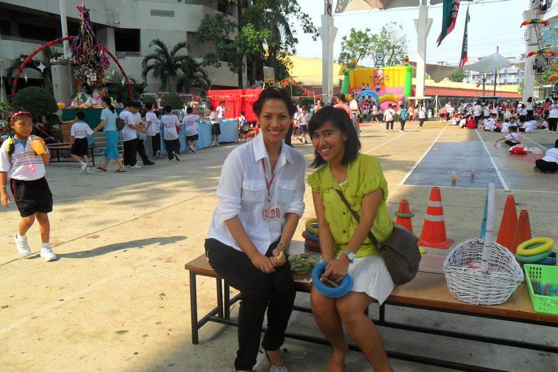 Thai teachers Aom and Poo