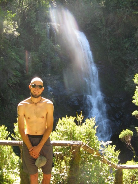 Waterfall at Parque Pumalin