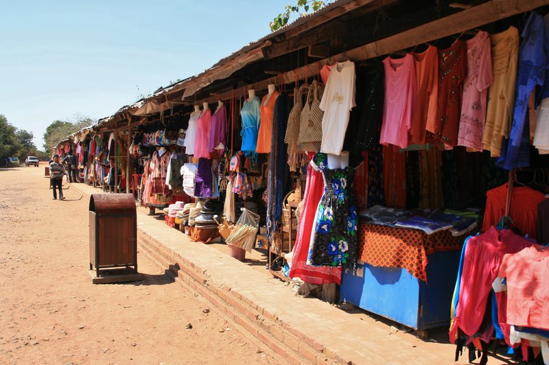 Colourful Market Stalls