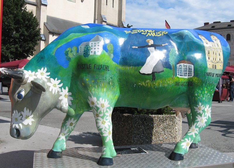 Salzburg, Sound of Music cow