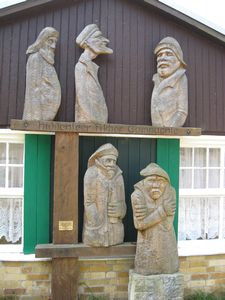 Hiddensee wooden carvings