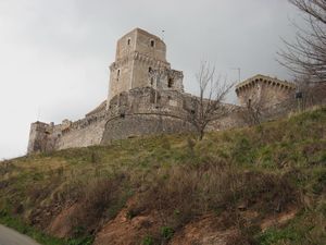 51 Assisi Rocca Maggiore fortress