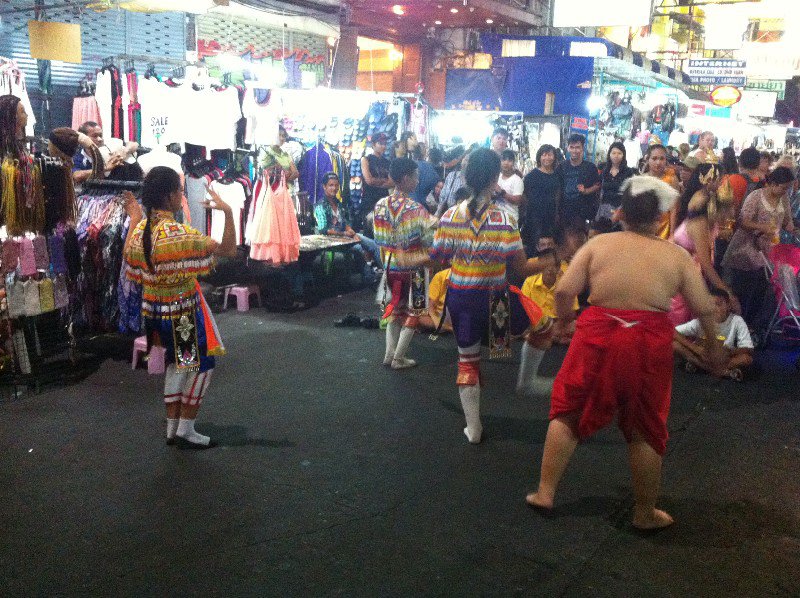 Kids Performing on Khao San
