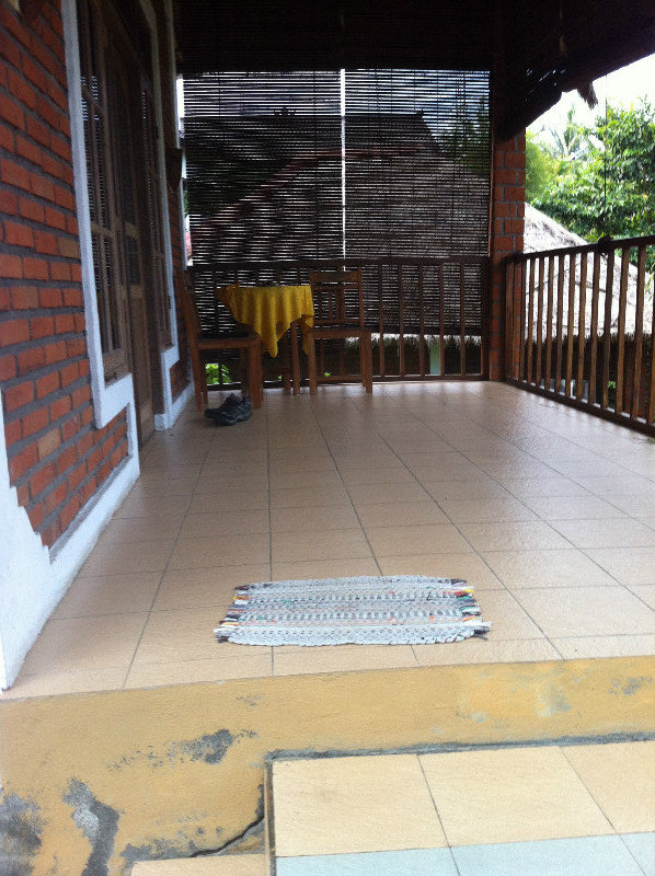 My humble bungalow porch at Balian
