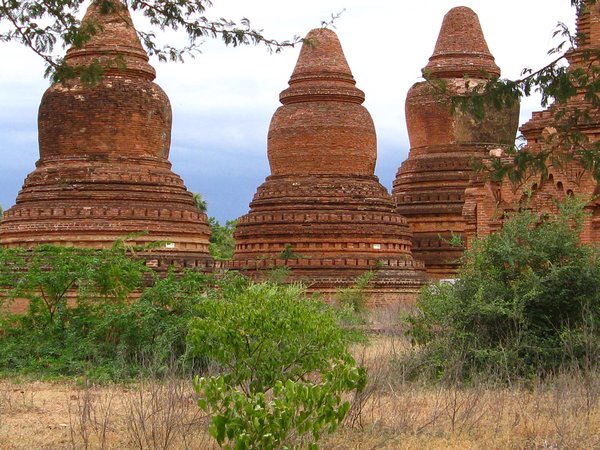 Temples in the Bagan plains