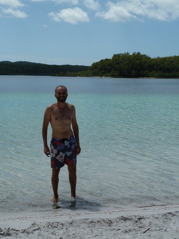 Arnaud in Lake Mcenzie