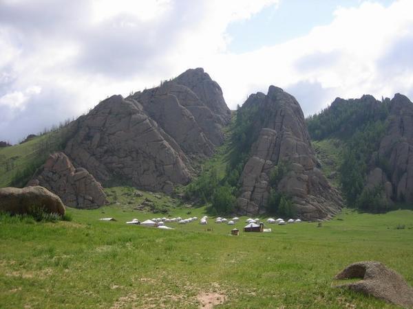 ger camp in Terelj National Park