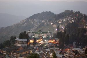 Sunset over Darjeeling