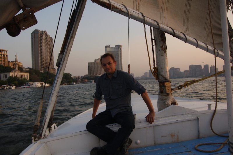 Me on the felucca