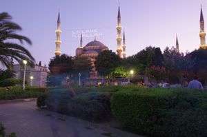 The Blue Mosque at Sunset