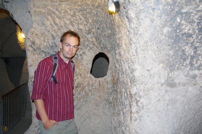 Inside the Kaymakli underground city
