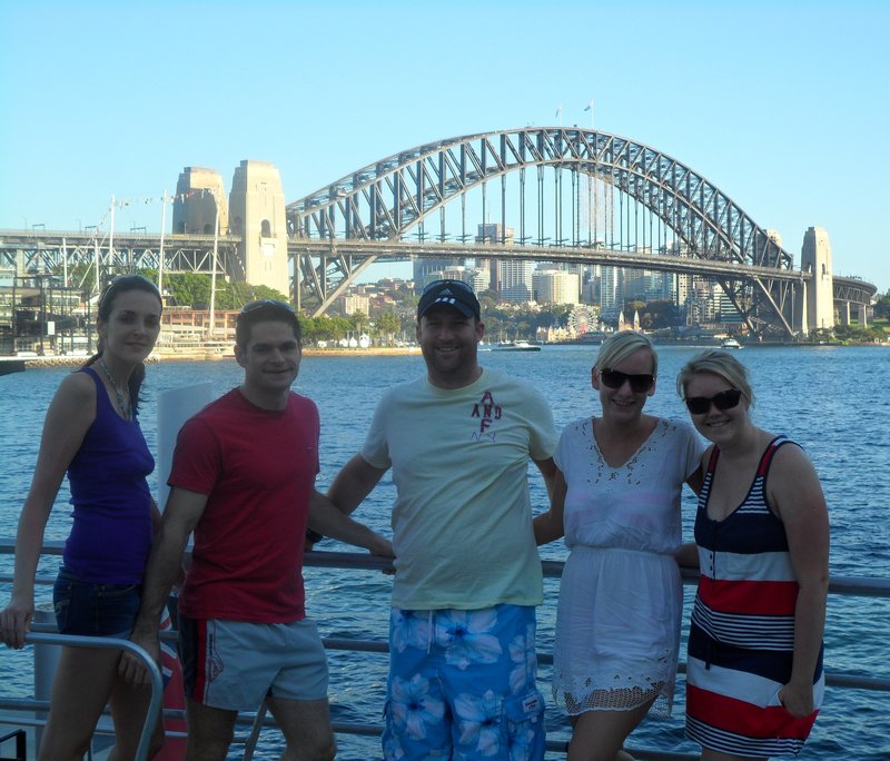 On the ferry to Manly