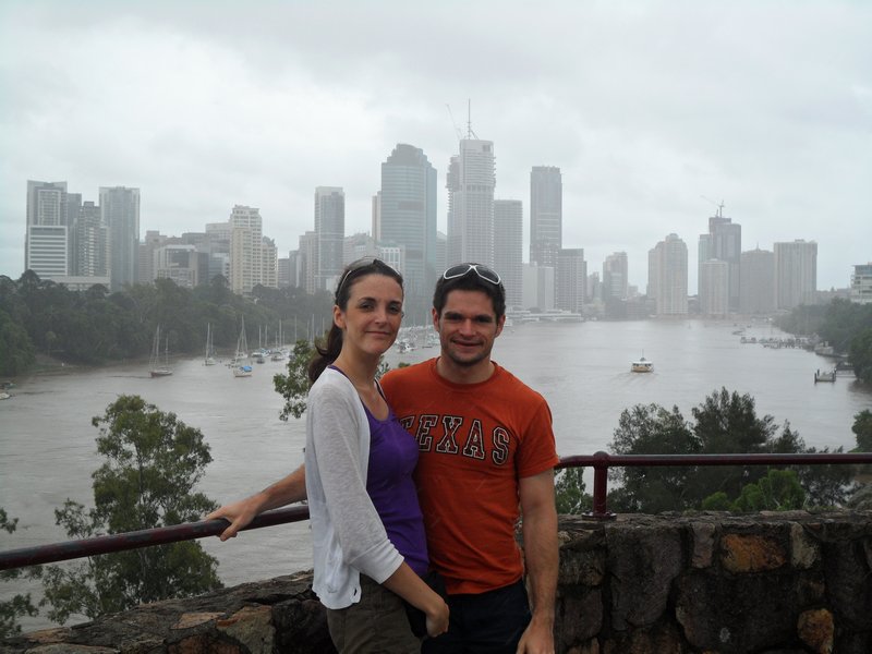 Brisbane in the rain