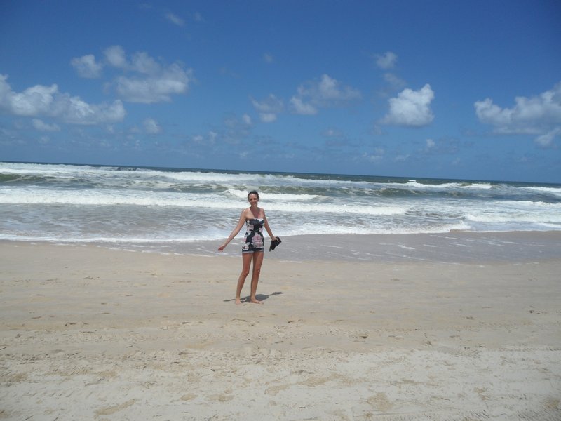 Lisa on the beach