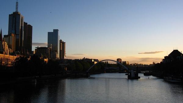 The Yarra river, Melbourne