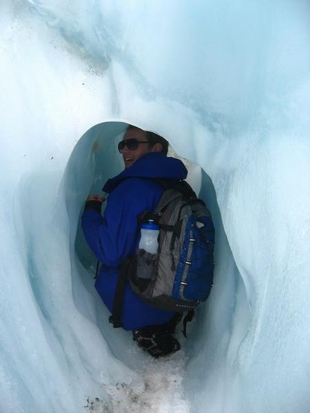 Me In A Small Cave - Franz Josef Glacier