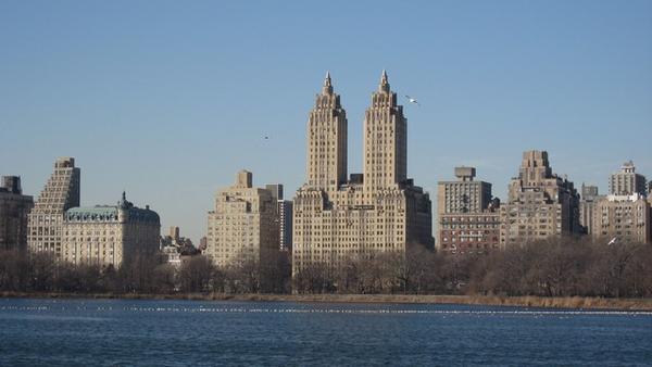 Lake and Buildings - Central Park