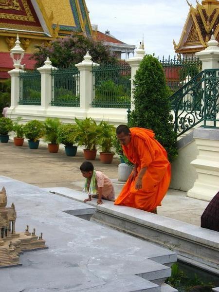 Monk at the Royal Palace