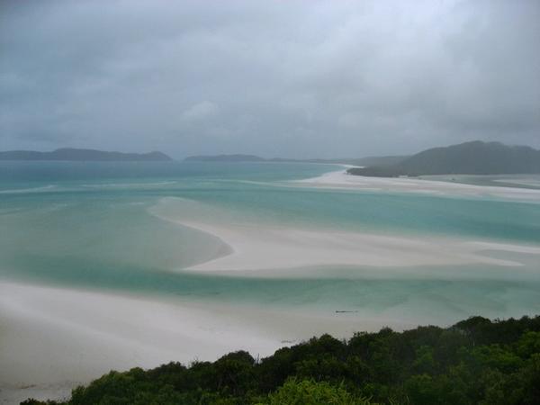 The Swirling sands of Whitehaven beach