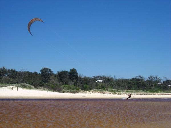 Kite surfer, Main beach, Byron Bay