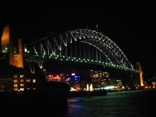 The Harbour Bridge At Night