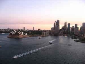 Sydney Harbour complete with Circular Quay and The Opera House