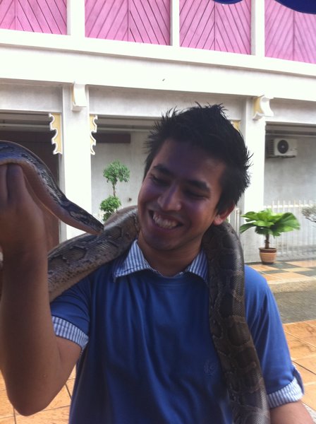 The snake and me
