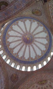 Taket ı den Blå moskeen - flotte farger