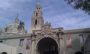 Balboa Park, San Diego, ett flott omraade med 17 museer.