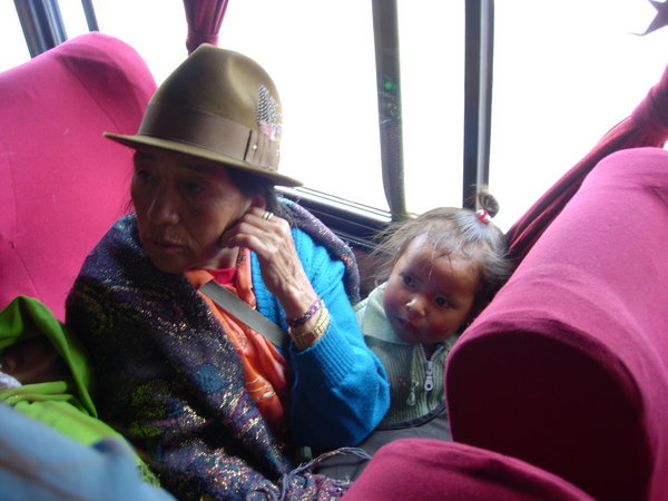 Ecuadorian woman and grandchild