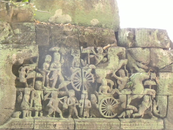 Carving on temple
